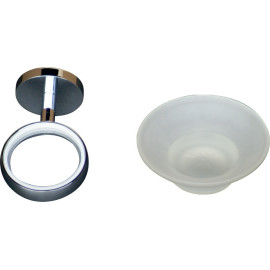 Porte-Savon En Verre Dépoli