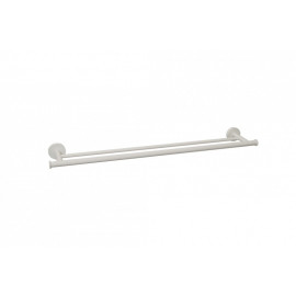 Porte-Serviettes 2 Branches 600mm Blanc
