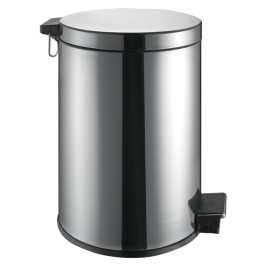 Poubelle Ronde À Pédale 12 Litres -...