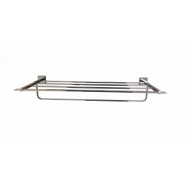 Rack Étagère Avec Porte-Serviettes 50 Cm