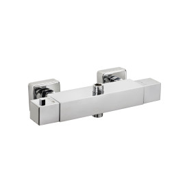 Mitigeur thermostatique de douche double sorties