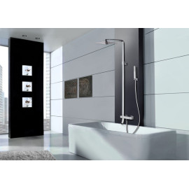 Pommeau de Douche Carré 25x25 ABS