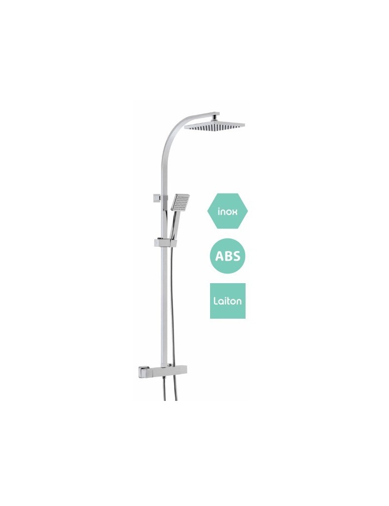 Colonne de douche thermostatique Cooke & Lewis Equinox